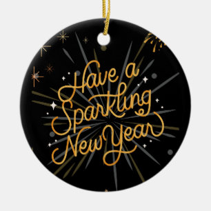 Cheers to the New Year: Let’s Celebrate Together! Ceramic Tree Decoration
