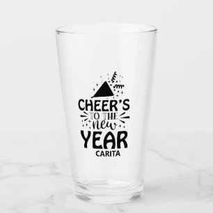 Cheers to the New Year Personalised Glass Cup