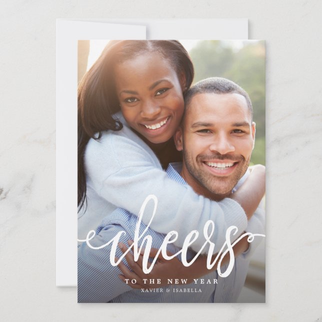 Cheers To The New Year Photo Holiday (Front)