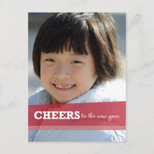 Cheers To The New Year Postcard