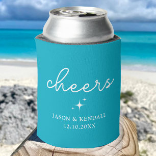 Cheers To The Wedding Favours For Guests Custom Can Cooler