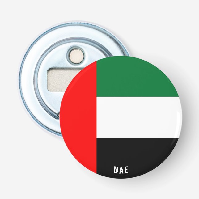 Cheers to UAE! Splendid Patriotic Bottle Opener (Front)