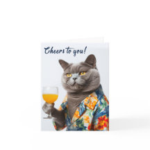 Cheers To You Card Birthday Congratulations 