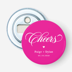 Cheers Wedding Bridal Shower Birthday Anniversary Bottle Opener