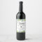 Cheers Wedding Wine Label | Tropical Leaves