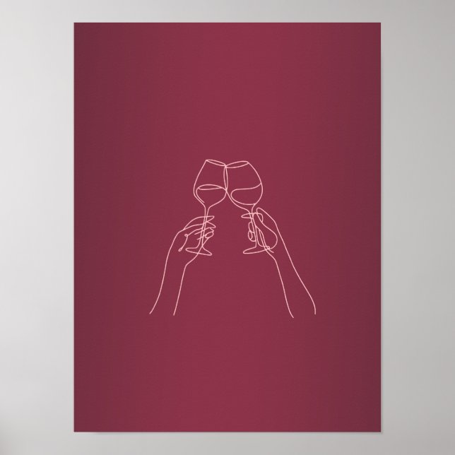 Cheers Wine Poster (Front)