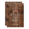 Cheers Wine Tasting Wood Birthday Party Invite