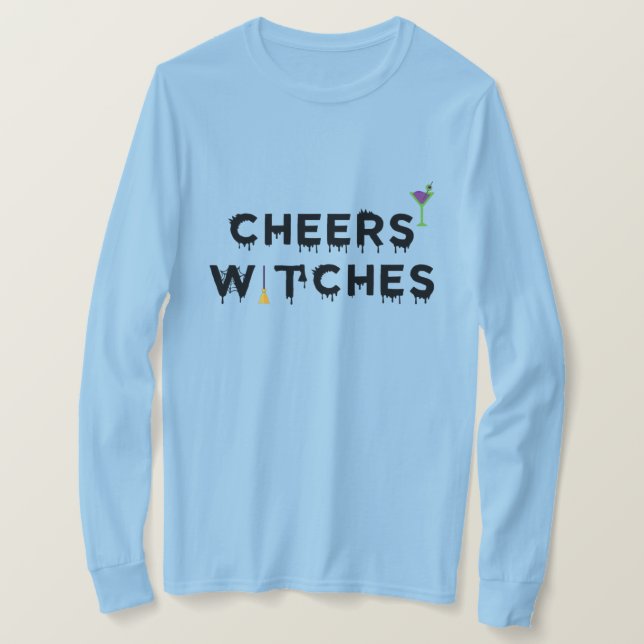 Cheers Witches Black Version T-Shirt (Design Front)