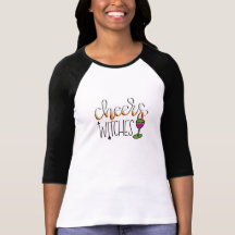 Cheers Witches Women's Raglan 3/4 Sleeve Shirt