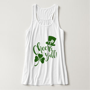 Cheers Yall   St Patricks Day Irish Parade & Party Singlet