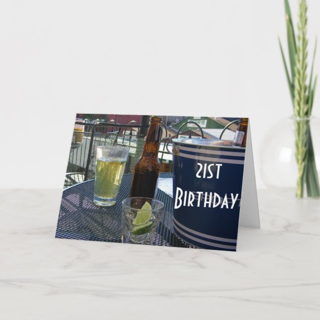 CHEERS - YOU ARE 21 CARD (Front)
