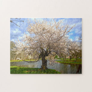 Cheery Blossom New Jersey. Jigsaw Puzzle