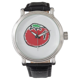 Cheery Cherry Tomato Cartoon Watch