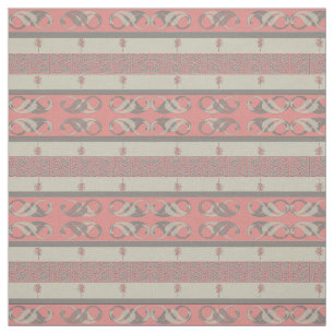 Cheery Coral Pink Fabric