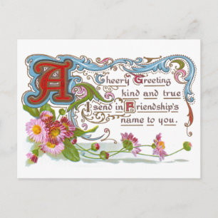 Cheery Friendship Postcard