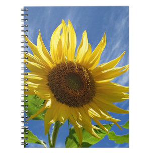 Cheery Sunflower Spiral Notebook