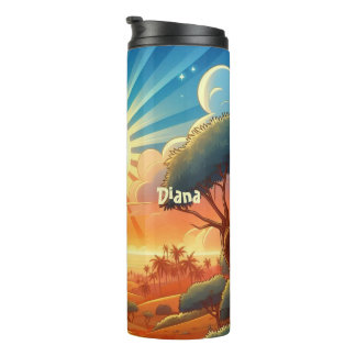 Cheery Sunrise Personalised  Thermal Tumbler
