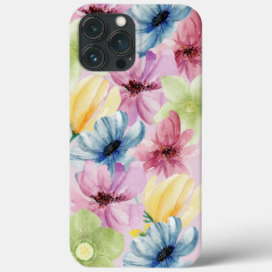 Cheery Watercolor Blooms iPhone 13 Pro Max Case