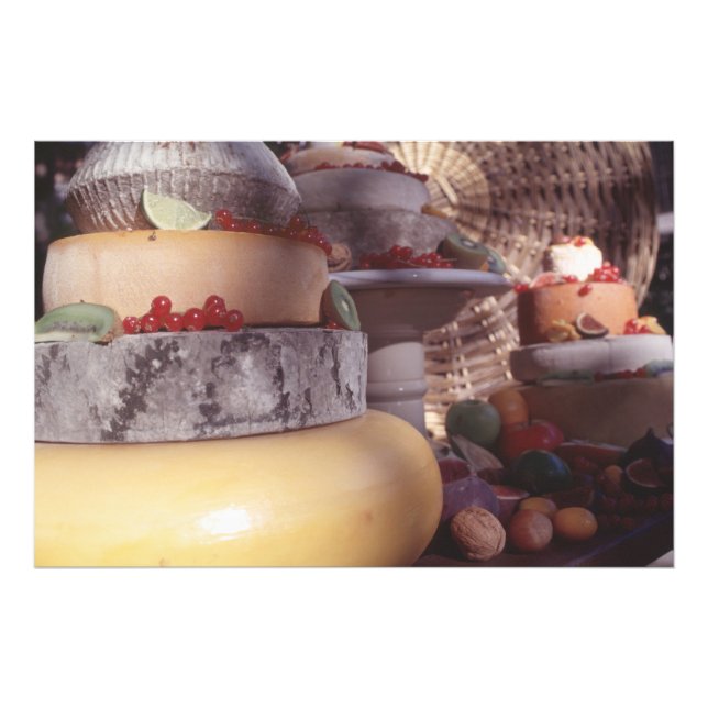 Cheese and fruit photo print (Front)