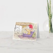 Cheese and Mouse Christmas Card