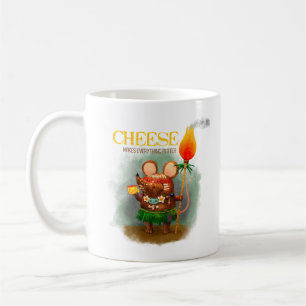 Cheese and Prehistoric Mouse Coffee Mug