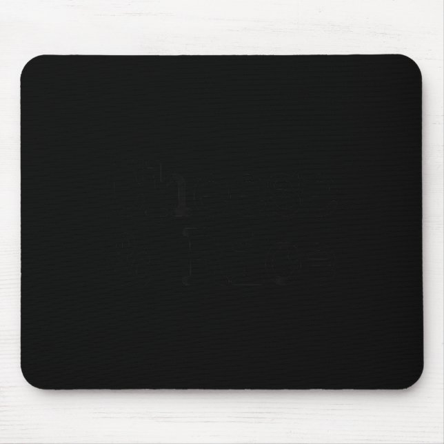 Cheese And Rice Funny Sarcastic Misheard Quote Mouse Pad (Front)