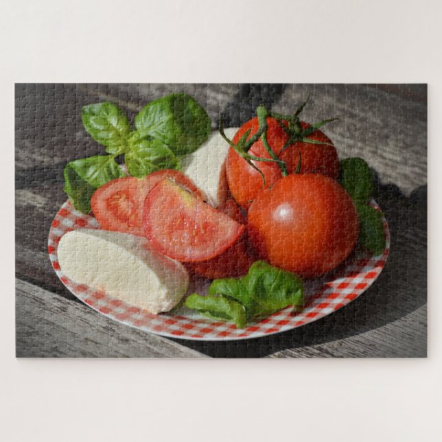 cheese and tomatoes puzzle (Horizontal)