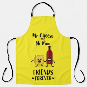 Cheese And Wine Lovers Apron