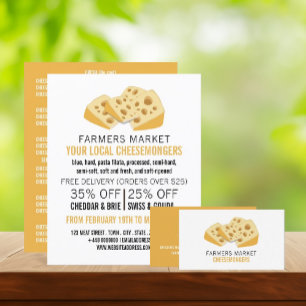 Cheese Blocks, Cheesemonger Business Card