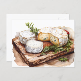 Cheese board, Postcrossing Postcard