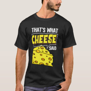 Cheese Board Sticks Vegan Funny Puns T-Shirt