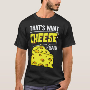 Cheese Board Sticks Vegan Funny Puns T-Shirt