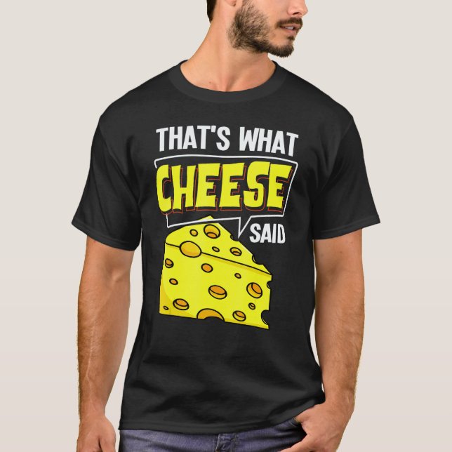 Cheese Board Sticks Vegan Funny Puns T-Shirt (Front)