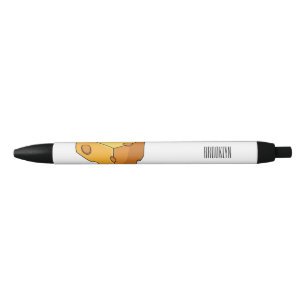 Cheese cartoon illustration black ink pen