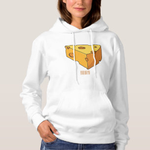 Cheese cartoon illustration hoodie