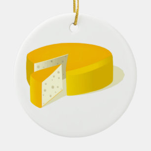 Cheese Ceramic Tree Decoration