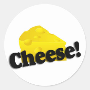 Cheese Classic Round Sticker