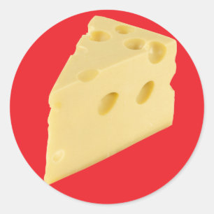 Cheese Classic Round Sticker