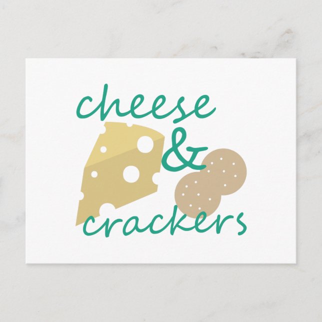 Cheese & Crackers Postcard (Front)