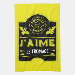 Cheese Eaters Tea Towel