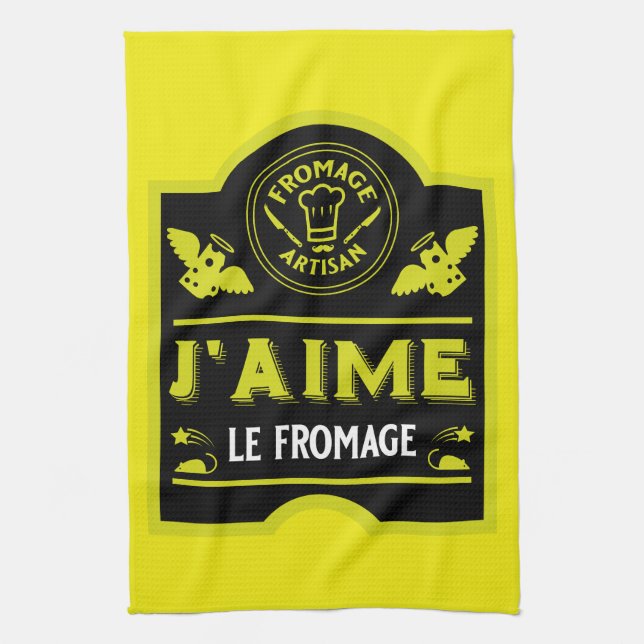 Cheese Eaters Tea Towel (Vertical)