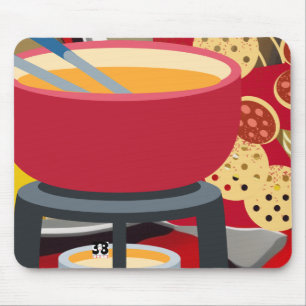 Cheese Fondue Mouse Pad