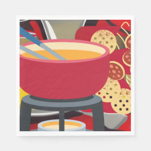 Cheese Fondue Napkin