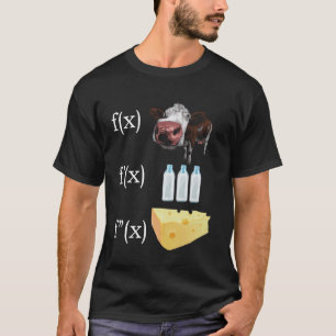 Cheese Formula Math Humour T-Shirt