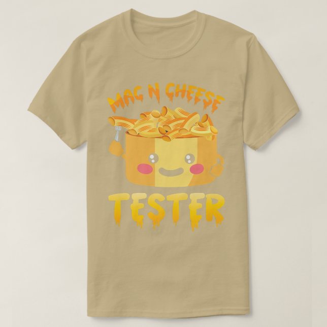 Cheese Funny Tester Cute Tasty Yummy Foodie Fun Ec T-Shirt (Design Front)