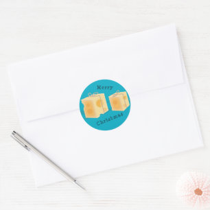 Cheese Gift Boxes Classic Round Sticker
