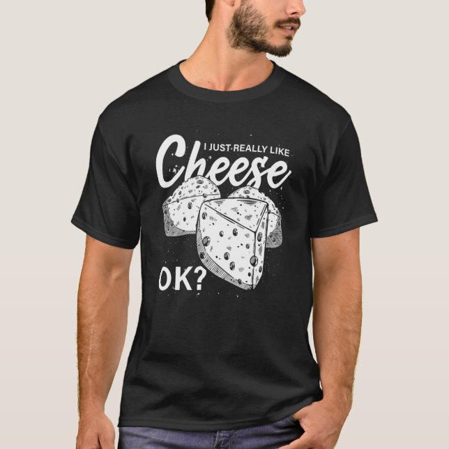Cheese   Gouda Foodie Cheddar Snack   Cheese T-Shirt (Front)