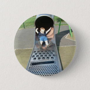 Cheese Grater Slide 6 Cm Round Badge