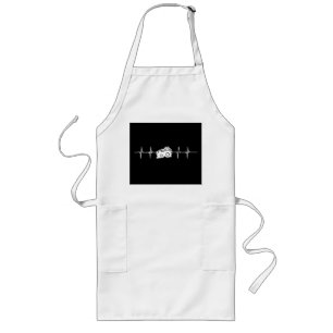 Cheese Heartbeat Long Apron