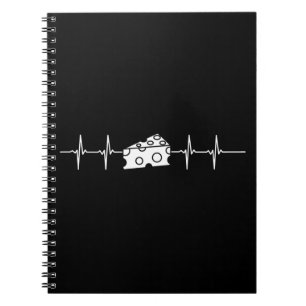 Cheese Heartbeat Notebook